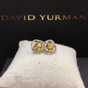 David Yurman Citrine infinity earrings